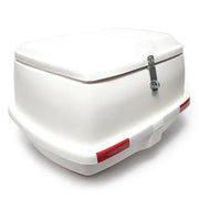 Caja portaequipaje Filte PRIS-01 de fibra de vidrio blanca vista principal