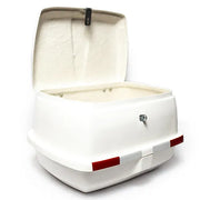 Caja portaequipaje Filte PRIS-01 de fibra de vidrio blanca vista adicional