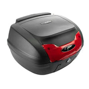 Caja portaequipaje Kinlley 40 L con respaldo vista principal