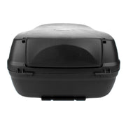 Caja portaequipaje Kinlley 40 L con respaldo detalles