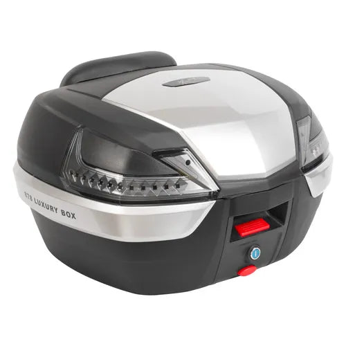 Caja portaequipaje Kinlley Premium 42 L con respaldo vista principal