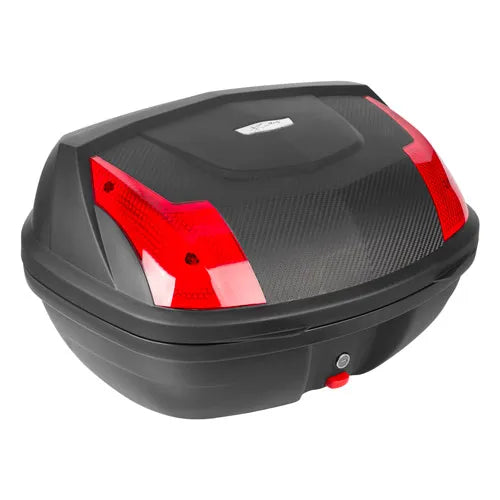 Caja portaequipaje Kinlley 48 L negra con base plástica vista principal