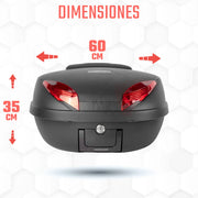 Caja portaequipaje Kinlley 52 L vista adicional