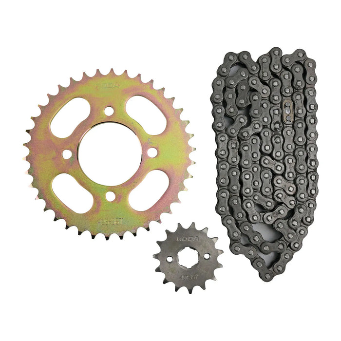 Kit de tracción para Veloci razzer200 38x15 cadena 428h x 120l Roda